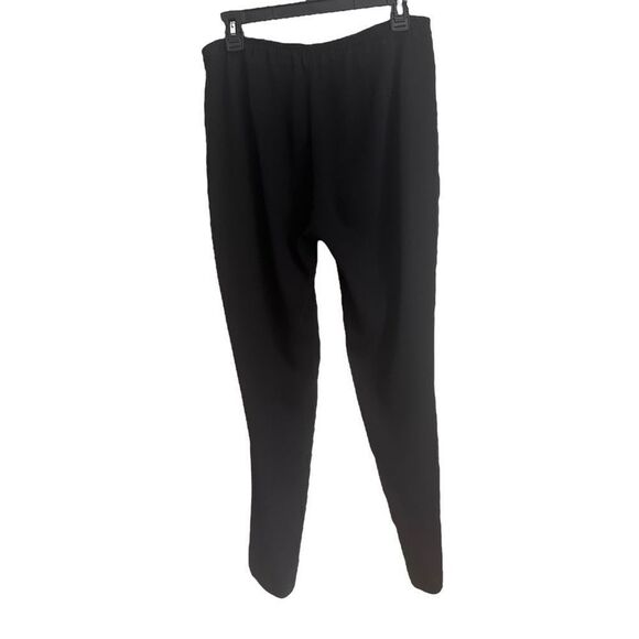 Eileen Fisher Slim Side-Zip Black Pants size Small - Picture 3 of 5